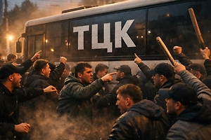 Цыгане с палками напали на патруль ТЦК в Закарпатье