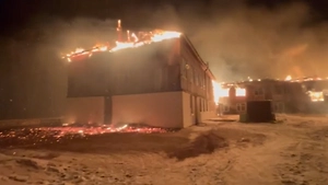 В Иркутской области полностью сгорело здание школы

