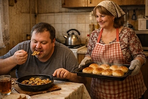 Диетолог объяснила, почему домашняя еда жён мешает мужчинам сбрасывать лишний вес