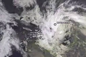 Госкорпорация «Роскосмос» опубликовала видео мощного циклона в Дагестане