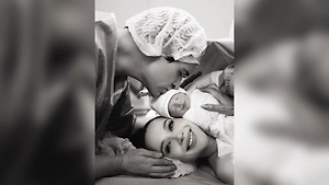 «Океан эмоций»: Возлюбленный Лерчек впервые показал фото с экстренного кесарева