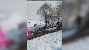 МЧС показало фото с места крушения легкомоторного самолёта в Коломне