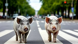 В Ревде у фермера отберут свиней, сделавших пародию на группу The Beatles