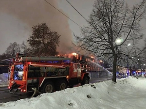 В Петрозаводске ликвидировали пожар в краеведческом музее