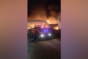 В Ираке загорелся химический склад американской компании после удара БПЛА