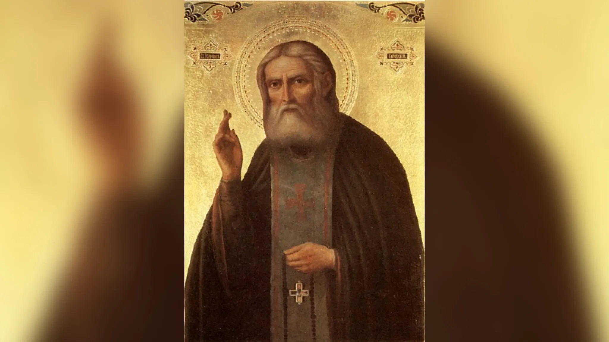 Икона Серафима Саровского, начало XX века. Источник © Wikipedia