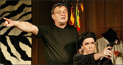 С Сергеем Кошониным Анна отыграла десятки спектаклей