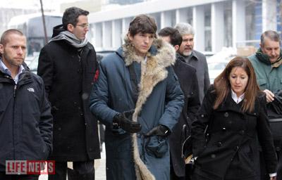 Московские пробки вынудили актера идти пешком