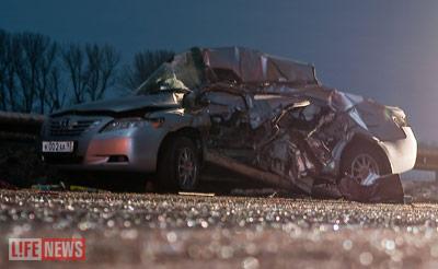 Главный удар пришелся на левую сторону автомобиля спикера