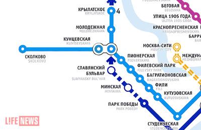 Сколково метро схема москвы