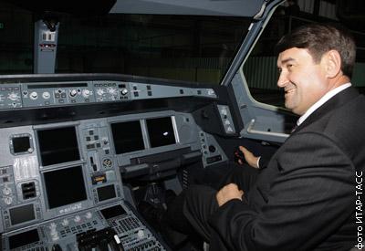 2008 год. Игорь Левитин на презентации нового самолета &laquo;Аэрофлота&raquo; - аэробуса А-330-200