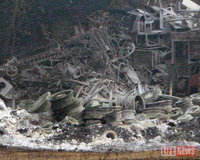 Пожар на базе 2512 уничтожил имущество на миллиарды рублей