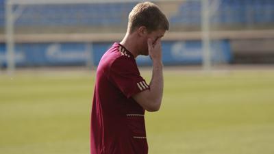 Игорь расстроился, что не смог потренироваться с командой