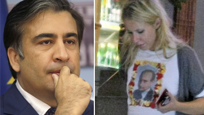 Собчак: Саакашвили напугала майка с Путиным