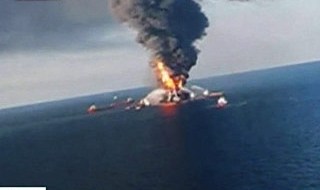 В мексиканском заливе взорвалась очередная нефтяная платформа