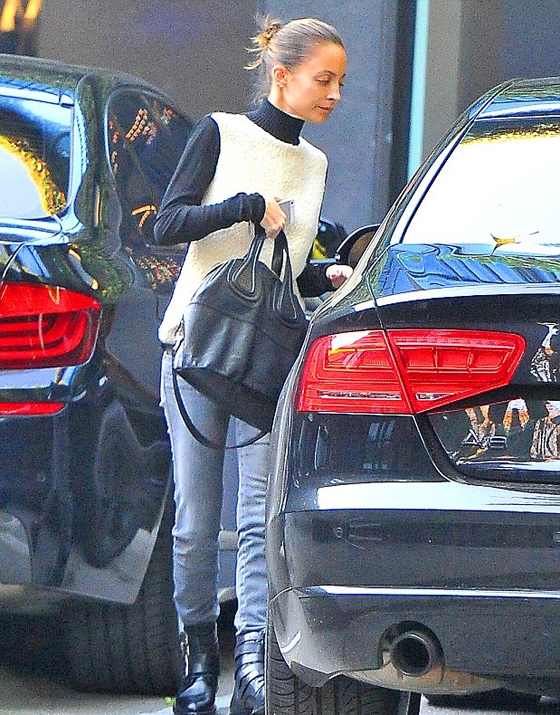 Николь Ричи в конце декабря