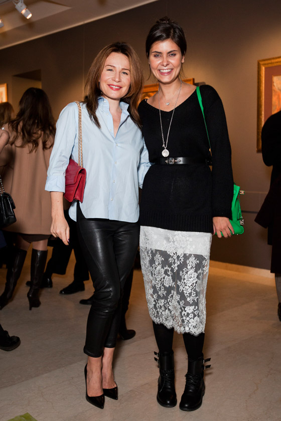 Ольга Панченко (GallaDance) и журналист Надежда Оболенцева