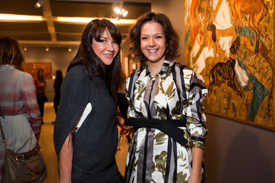 Светская дама Ирина Чайковская и дизайнер Ксения Чилингарова