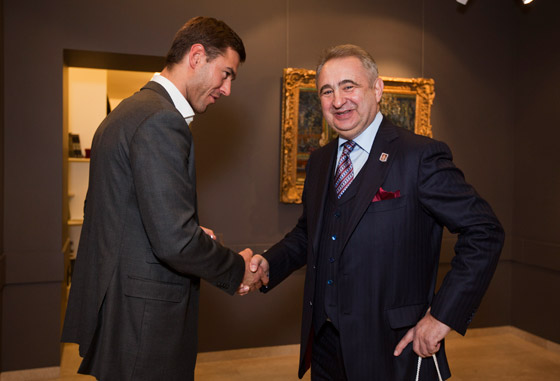 Бизнесмены Алексей Гарбер и Георгий Краснянский