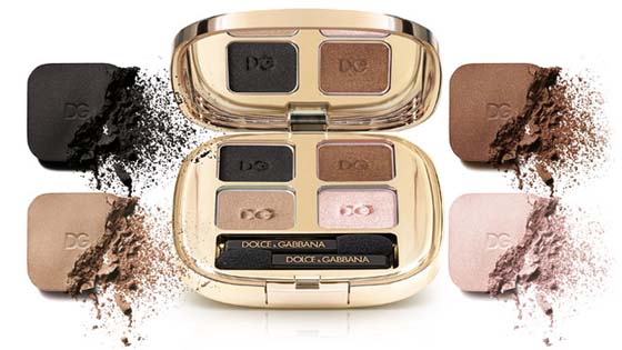Палетка теней Eyeshadow Quad Desert от Dolce&Gabbana Make Up