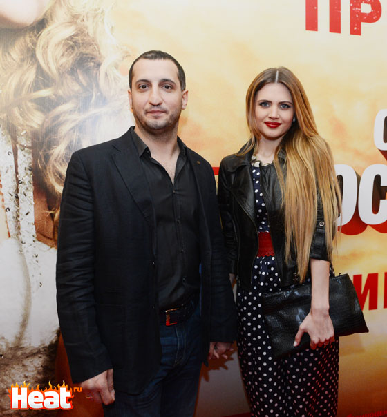 Актер Арарат Кещян с женой Екатериной 