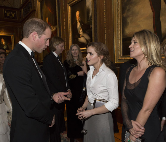 Эмма Уотсон успела обсудить волнующие ее темы с принцем Уильямом