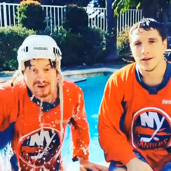 Хоккеисты Михаил Грабовский и Николай Кулемин