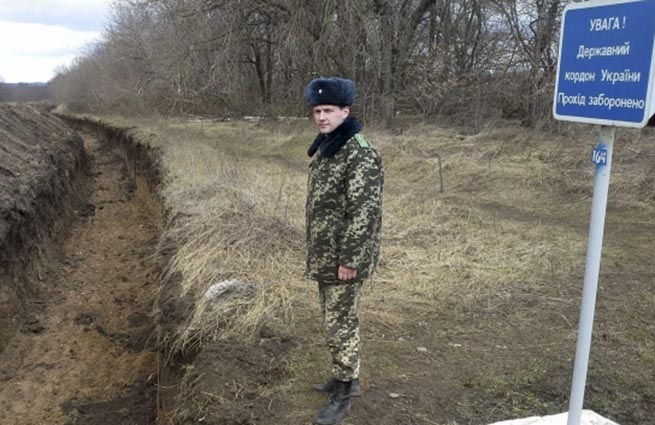 Как выглядит граница на карте У российско-украинской границы появилось 80 км противотанкового рва