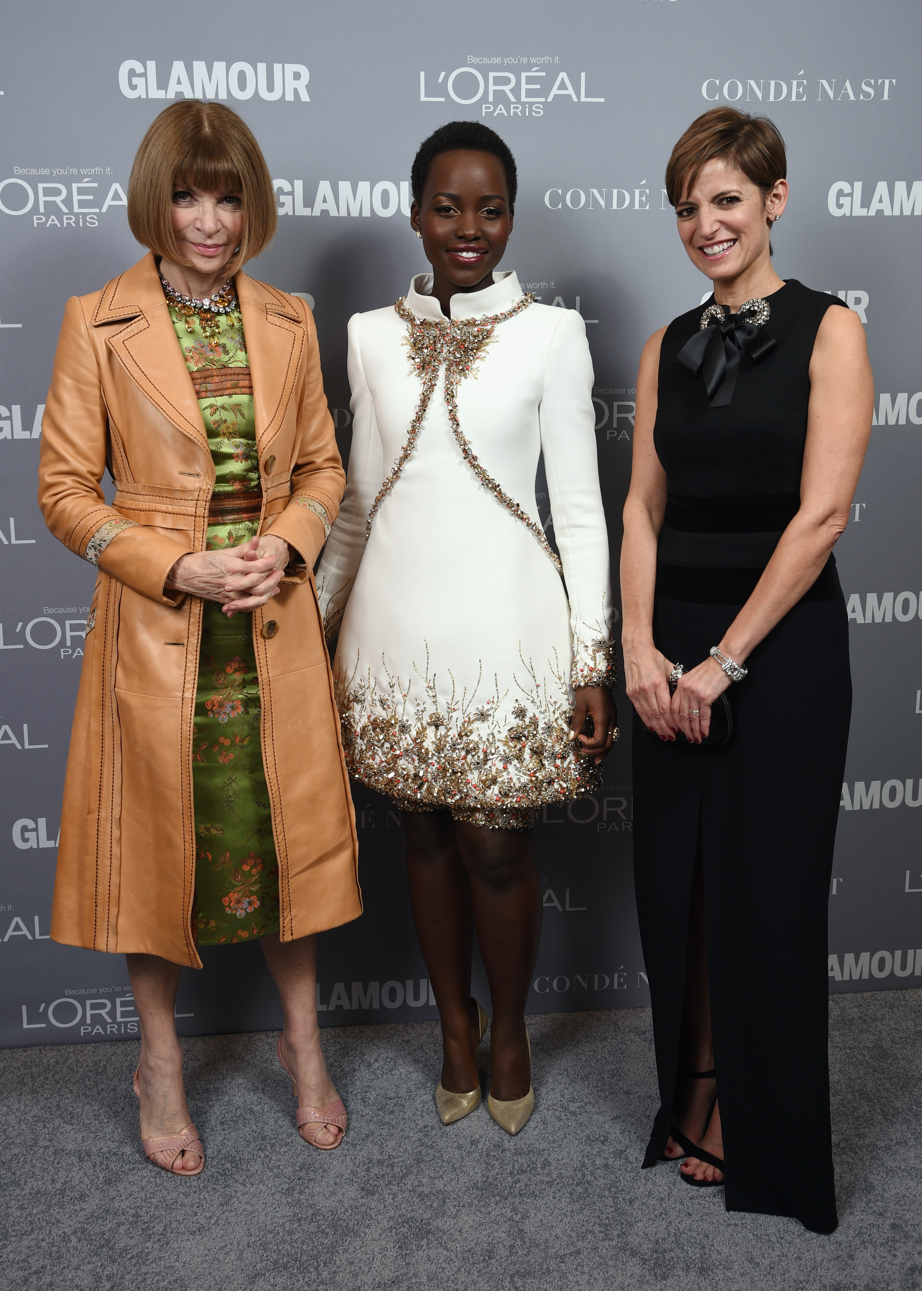 Анна Винтур (Vogue), Лупита Нионго и Синтия Лиф (Glamour) 