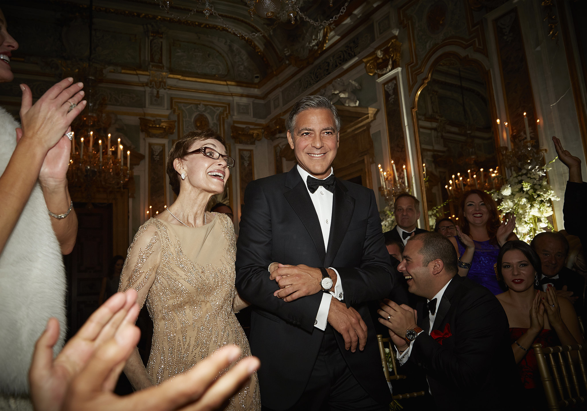 Джордж Клуни с мамой
