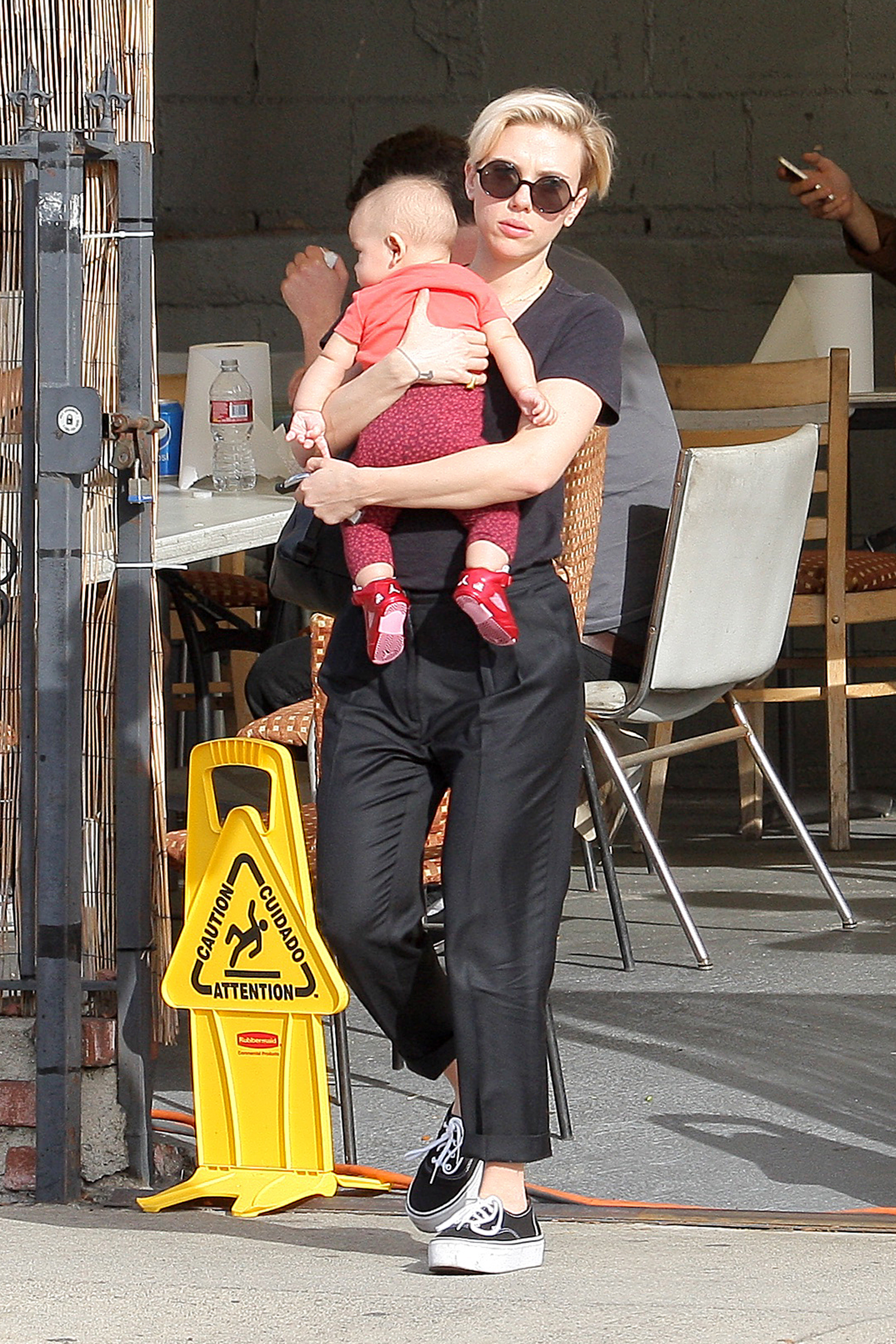 Скарлетт Йоханссон с дочкой Роуз