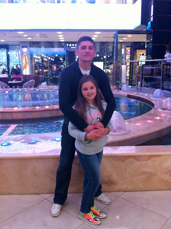 Павел Лазарев с дочерью Алиной