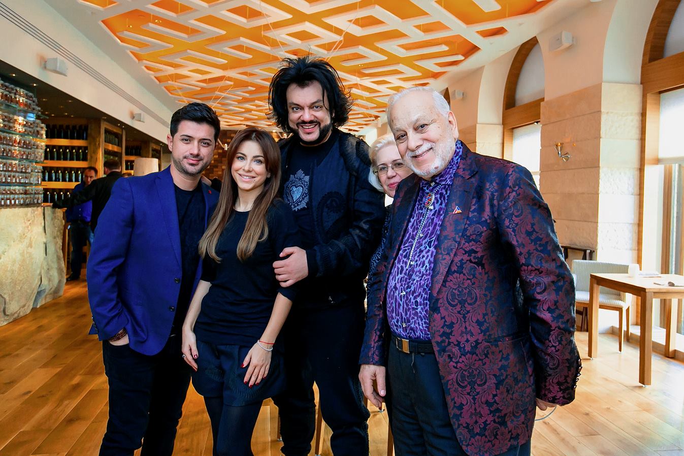 Филипп Киркоров, Бедрос Киркоров с супругой, Ани Лорак с мужем