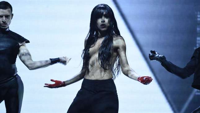Loreen уже появлялась топлесс в эфире шведского шоу Melodifestivalen