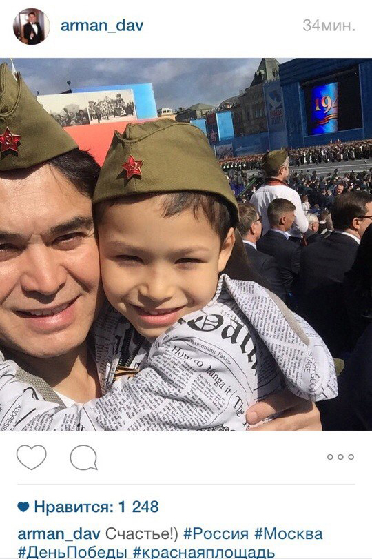 Генеральный директор МУЗ-ТВ Арман Давлетьяров с сыном