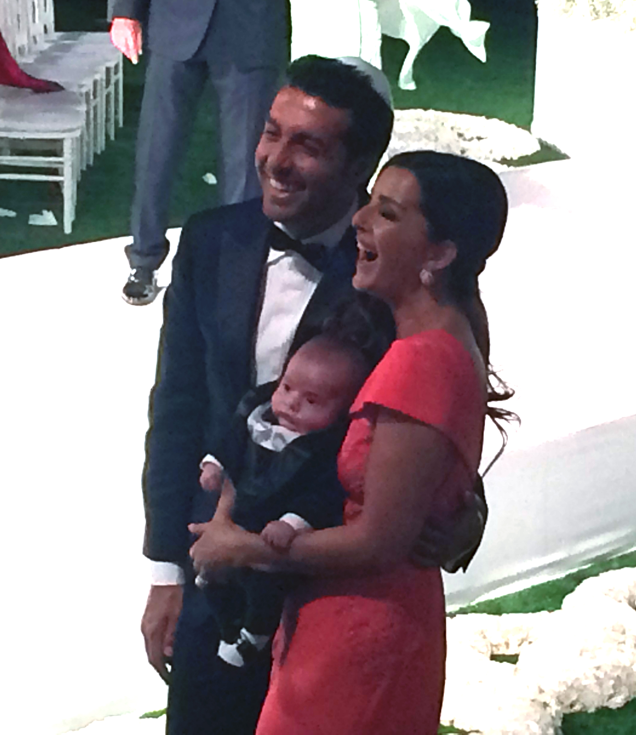 Катя Гайдамак и Рафаэль Халифа с сыном Самиэлем