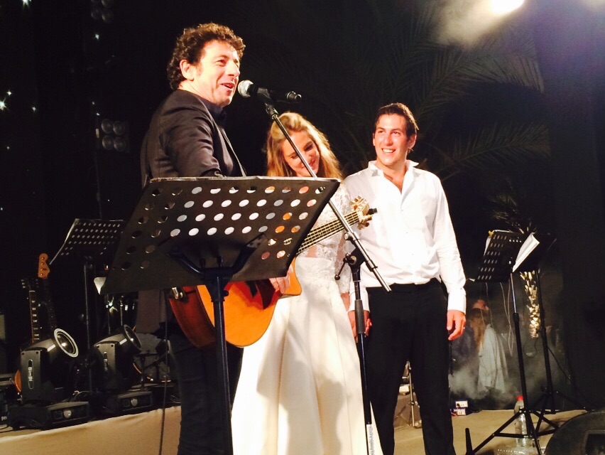 Патрик Брюэль на свадьбе Сони Гайдамак и Алека Селлема