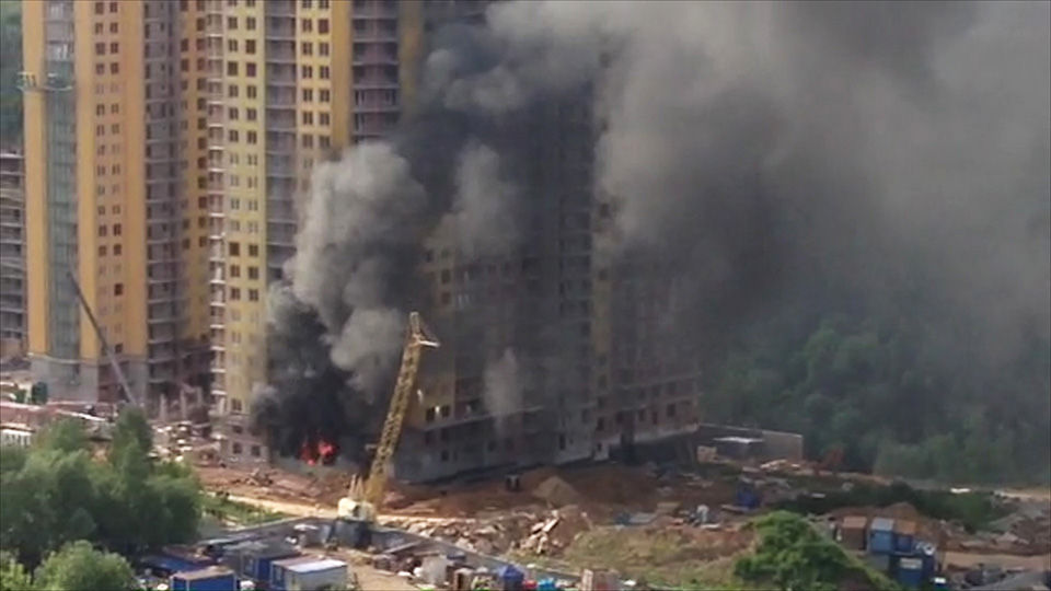 что горит в красногорске сейчас