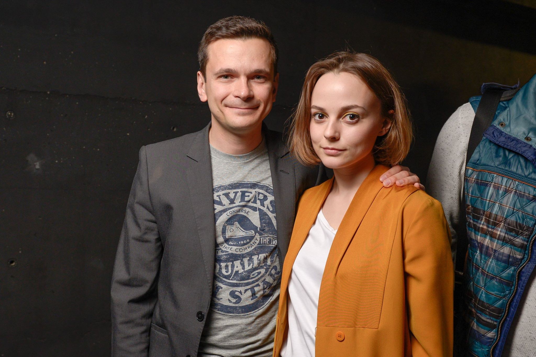 Илья Яшин и Анастасия Пронина на дне рождения телеканала "Дождь". Фото: Социальные сети