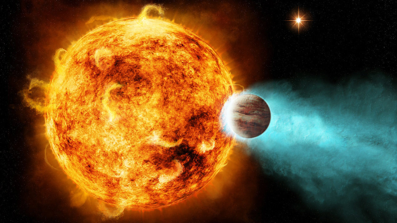 Типичный "горячий юпитер" в представлении художника. Фото: &copy;&nbsp;&nbsp;NASA/Ames/JPL-Caltech