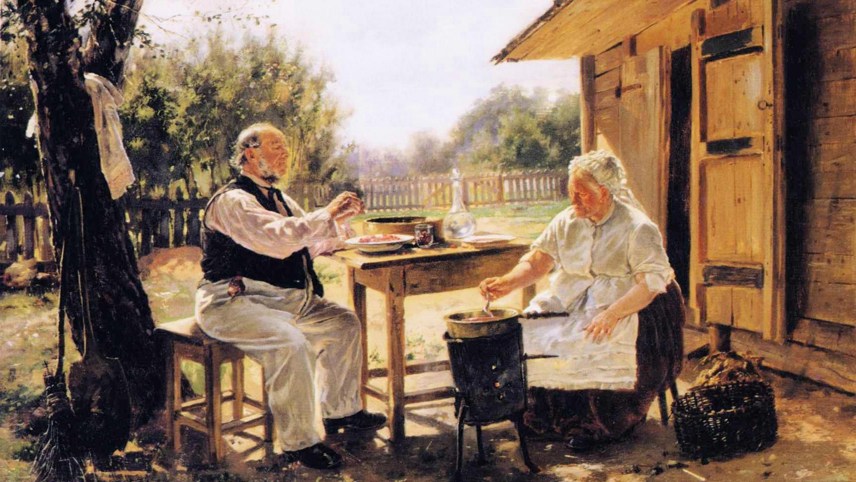 


Владимир Маковский "Варят варенье", 1876г.



