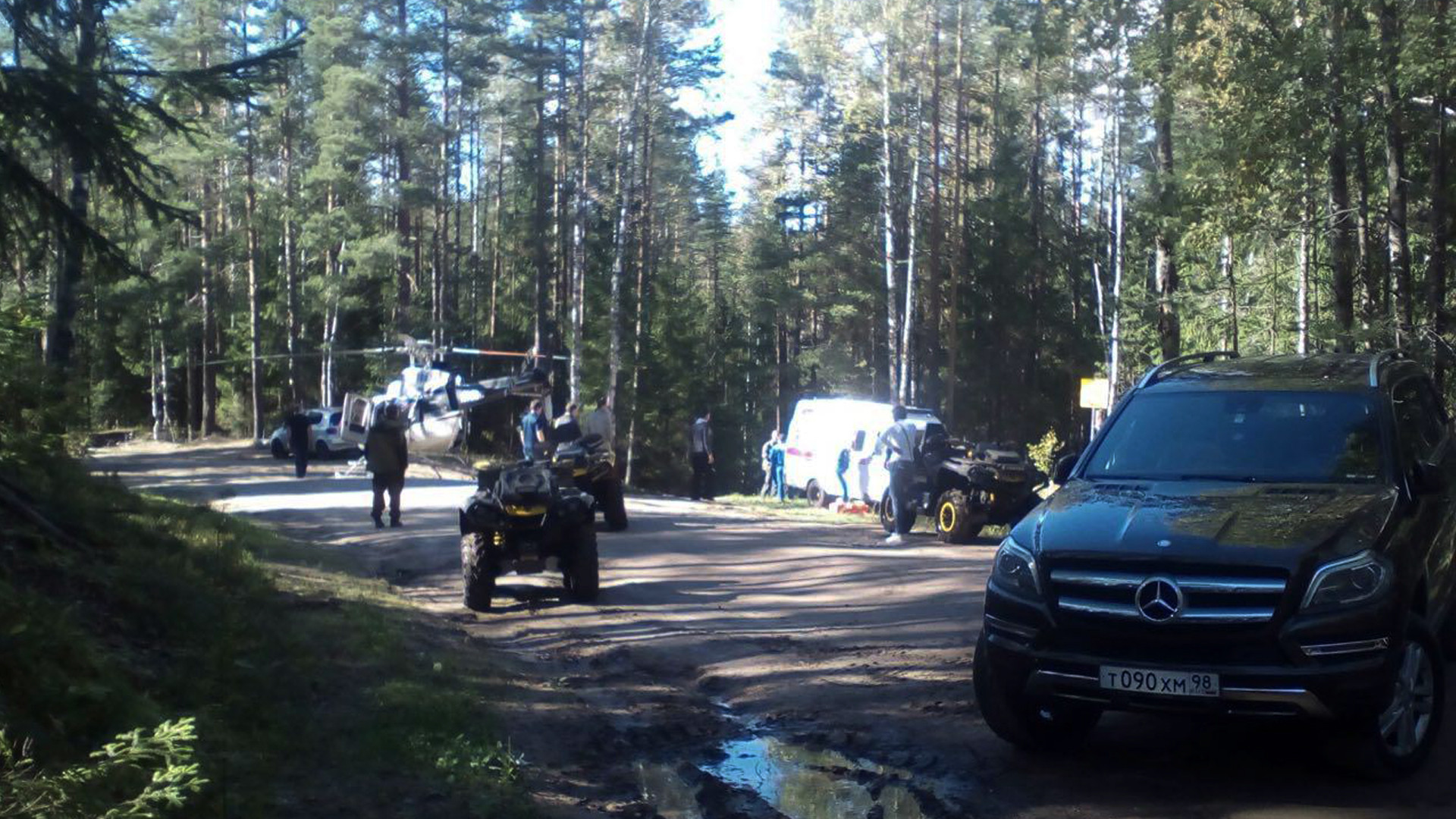 Попавший в аварию во время гонки в Ленобласти водитель квадроцикла впал ...