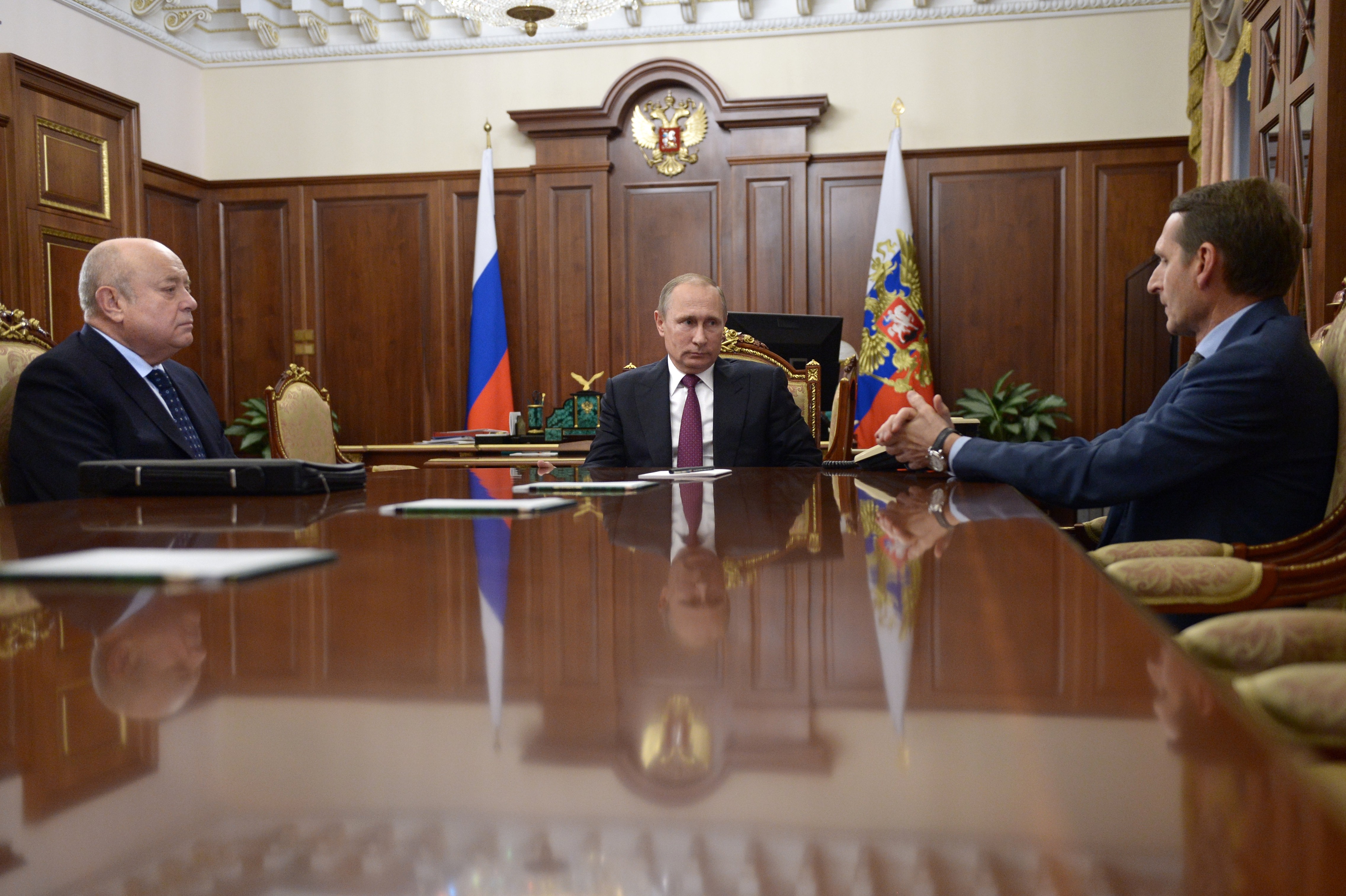 Путин дал напутствие Нарышкину на посту главы СВР
