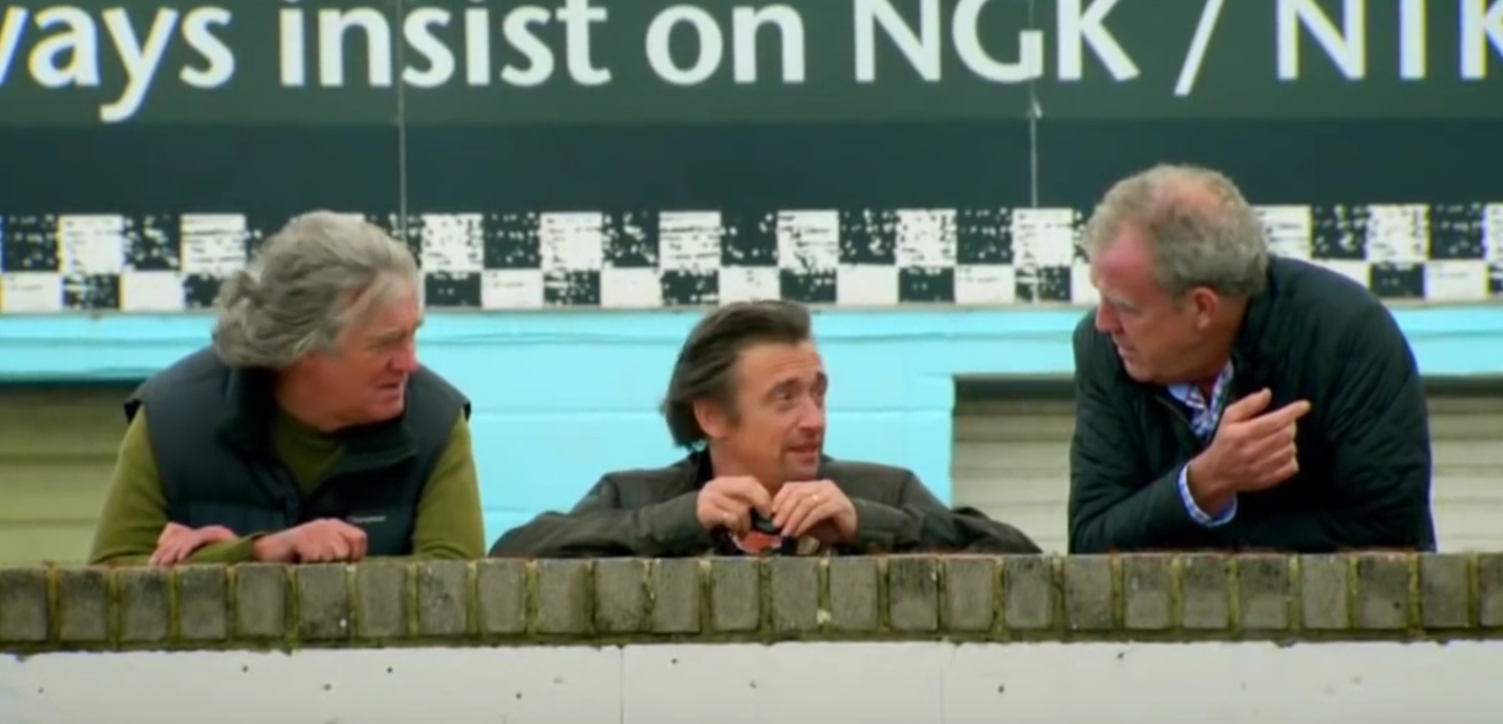 Кадр из видео Hammond, Clarkson and May found a new racing driver/ Скриншот &copy; L!FE