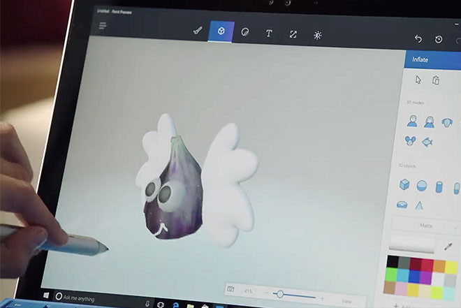 Фото: &copy; Кадр из видео&nbsp;Twitter / Introducing 3D in Windows 10