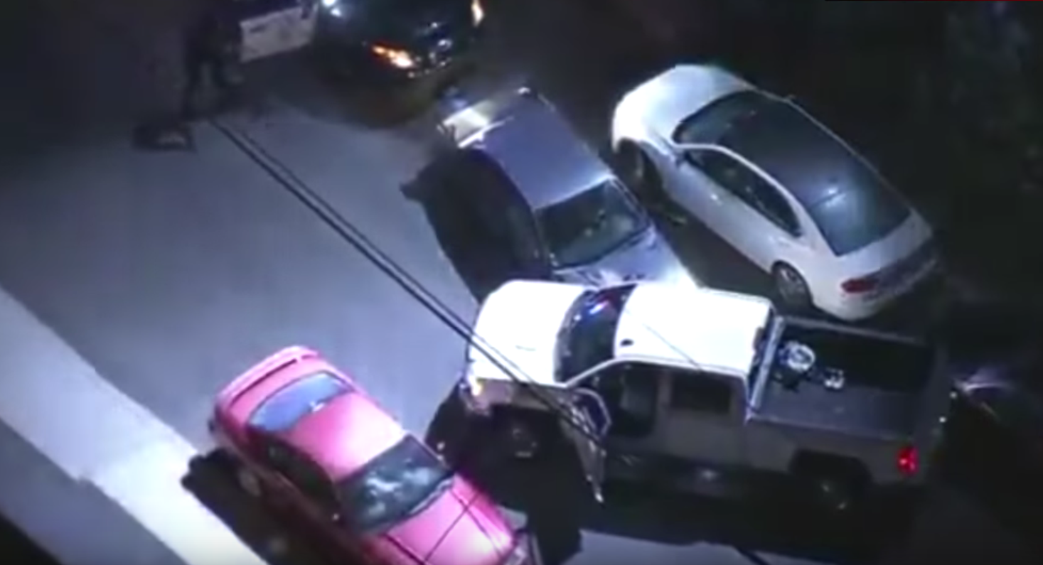 Фото: &copy; кадр Youtube/Police Chase 6 December 2016 Stopped by Citizen in Pickup