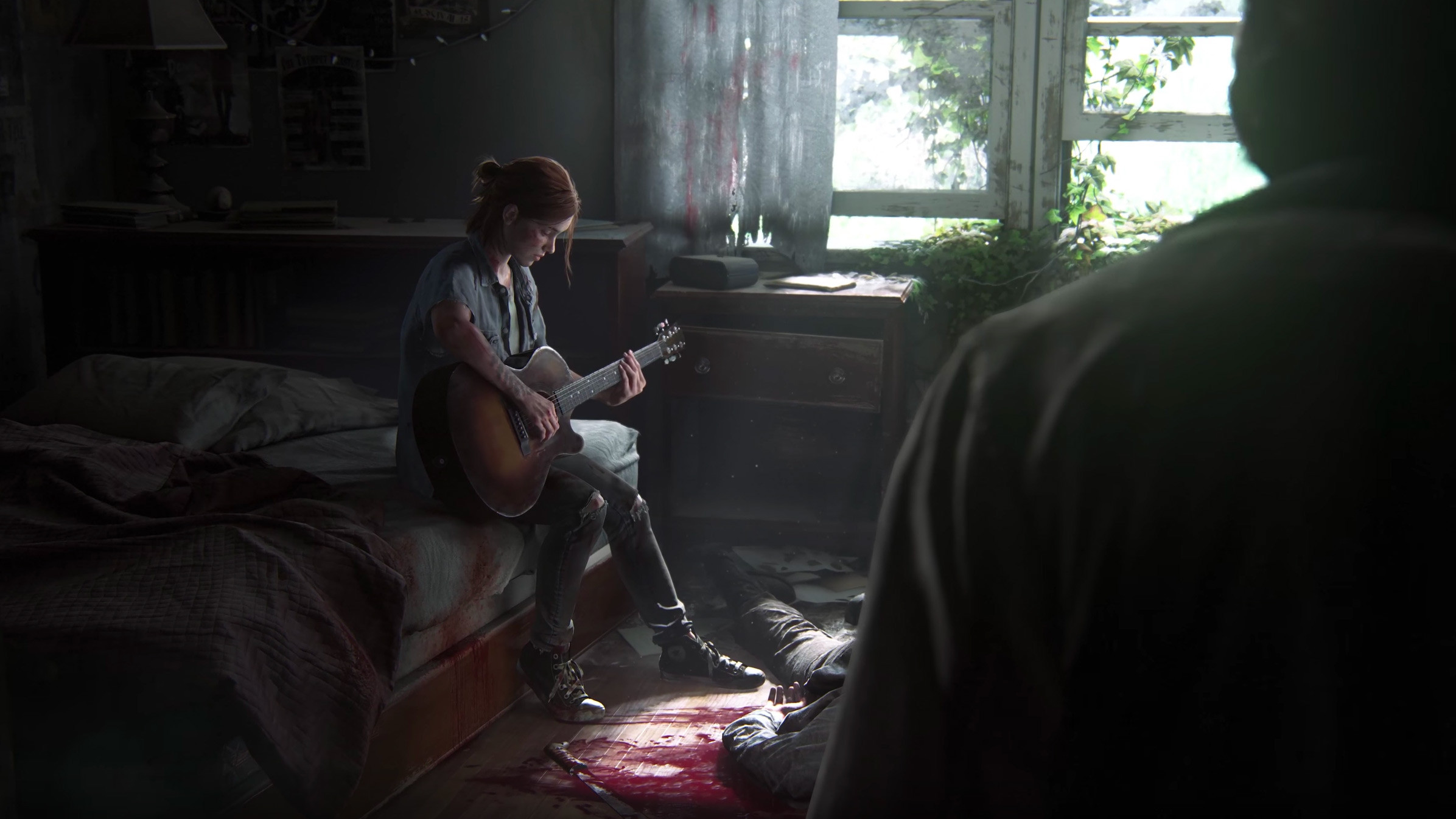 Кадр видео&nbsp;The Last of Us Part II - PlayStation Experience 2016: Reveal Trailer | PS4. Скриншот &copy; L!FE