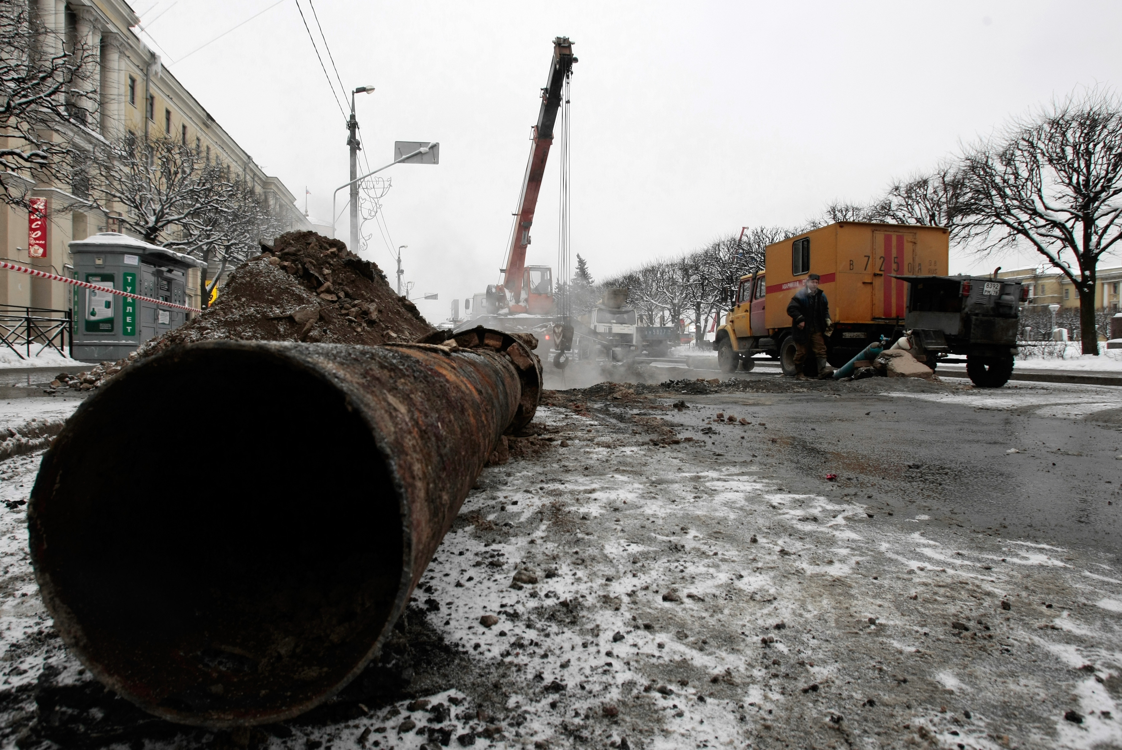 165 домов в Пензе остались без тепла из-за нового прорыва теплотрасс