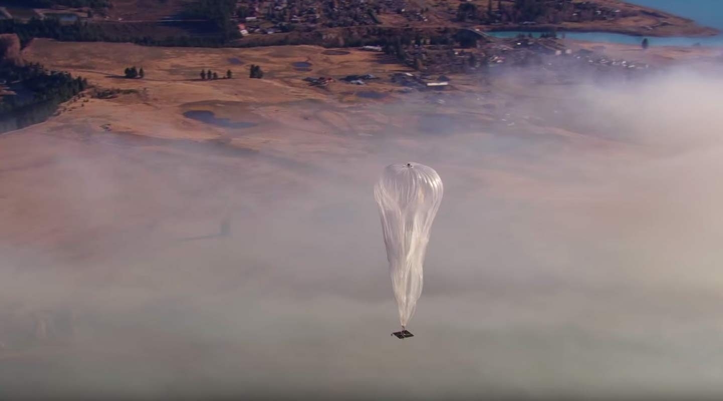 Кадр видео: youtube/Project Loon 