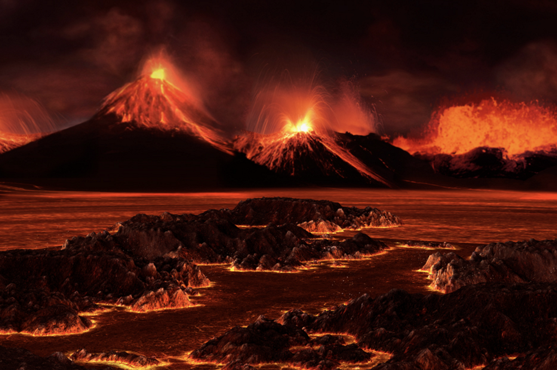 Эпоха катаклизмов. Плато Путорана супервулкан. Пермское вымирание вулканы. Вулканическая активность Венеры.